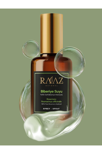 RAAZ Biberiye Suyu Saç Toniği 100 ml - %100 Doğal Ve Saf