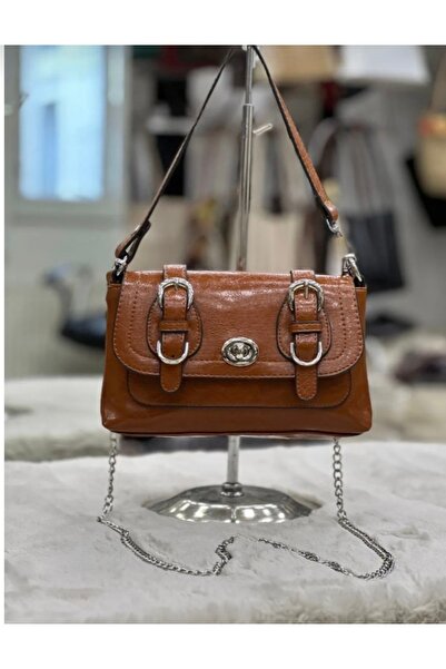 Calliopia Yumuşak Suni Deri El Ve Omuz Çantası Taba