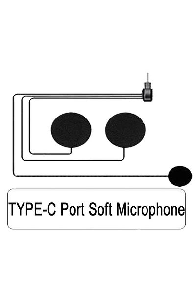 Choice Soft Microphone Motorcycle Helmet Bluetooth Headset Intercom Microphone Universal Accessories Full H