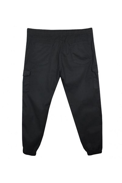 marufshop Παντελόνι Jogger Plus Size-Μαύρο