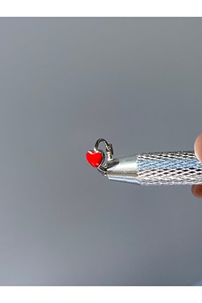 kurukafagift Çelik Kırmızı Renk Halka Kalp Tragus Helıx Lobe Piercing 6 Mm