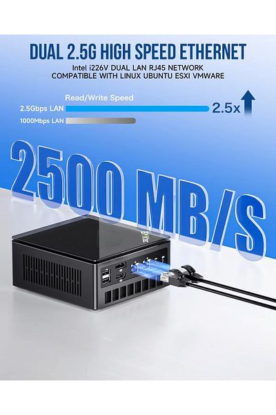 GMKtec K8 PLUS AMD Ryzen 7 8845HS, 32 GB DDR5, 1 TB SSD, Wi-Fi 6, BT 5.2, Win11 PRO Mini PC