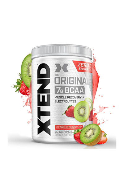 xtend مسحوق BCAA الأصلي بنكهة الفراولة والكيوي، 30 حصة، لاستعادة العضلات وترطيبها بعد التمرين