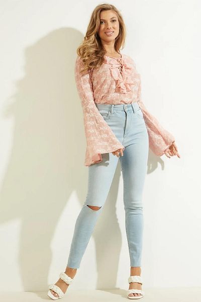 Guess Women's Blouse W2GH71WEKK0 - G6L1