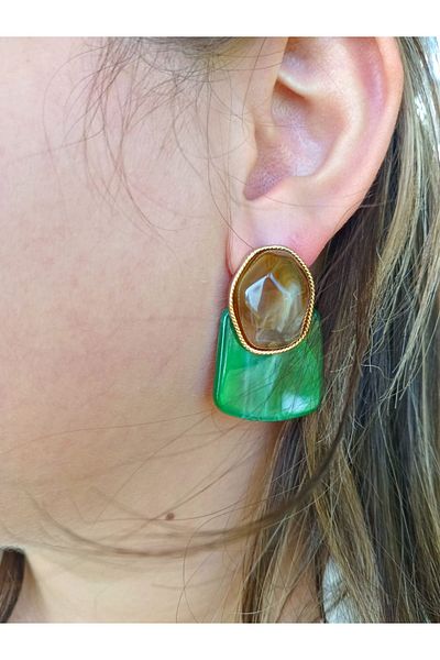 mos&more Green Brand Women's Earrings