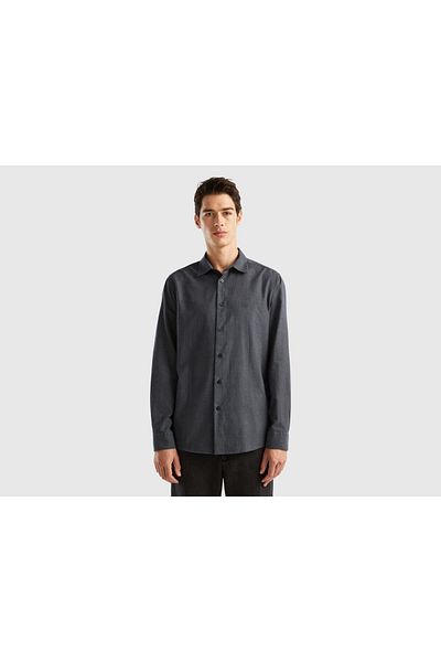 United Colors of Benetton Ανδρικό πουκάμισο Oxford 5xoduq02k