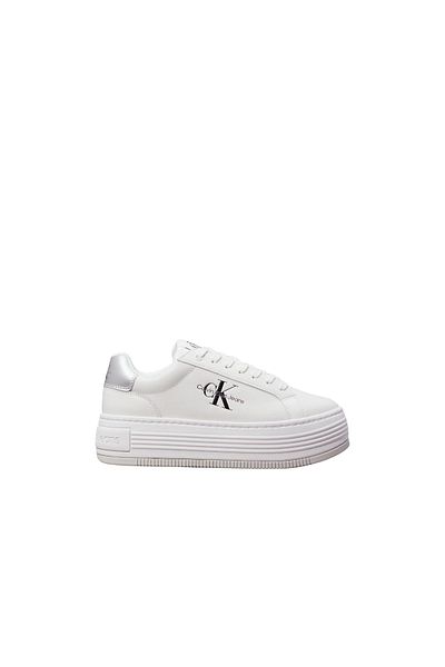Calvin Klein Platform Printed Shoes - Low Lace up Sneakers