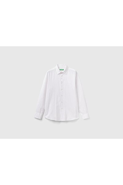 United Colors of Benetton Ανδρικό πουκάμισο Oxford 5XODUQ02K