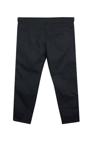 marufshop Παντελόνι Gabardine με κορδόνια μαύρο κατάλληλο για ανδρικό μέγεθος μεγάλου μεγέθους 118 κιλά-156 κιλά