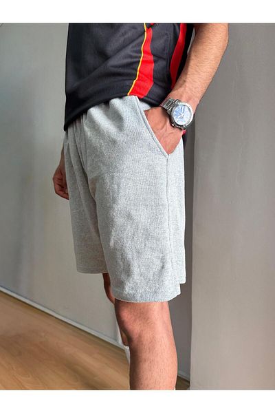 formenza Men's Regular Black-Grey Shorts