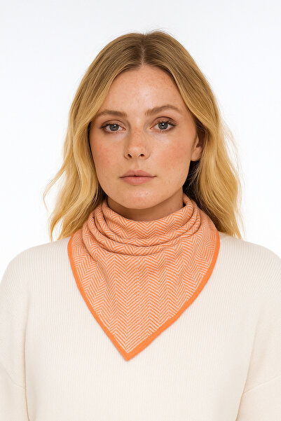 Sebir Moda Herringbone Patterned Knitwear Scarf