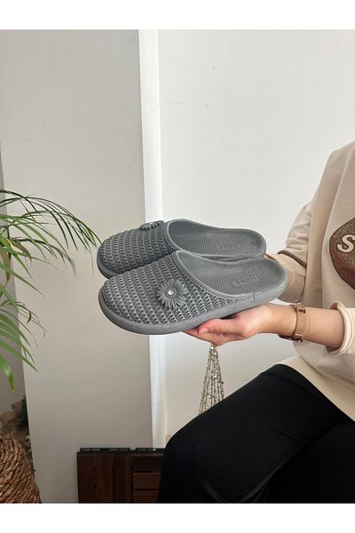 Behtah Kundura Rose Closed Front Non-Slip Sole Slippers Balcony Bathroom Pool Seaside Beach Pool Daily Slippers