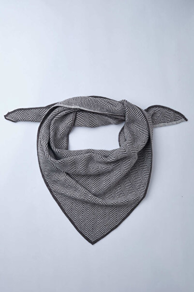 Sebir Moda Herringbone Patterned Knitwear Scarf