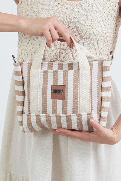 Fulla Moda Linen Bag - Basic Text Printed