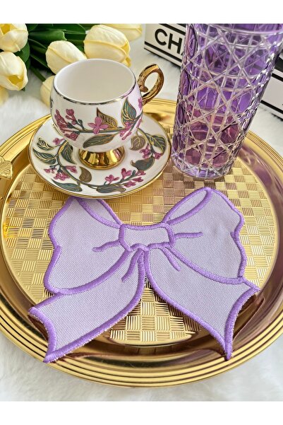 KUMSAL ÇEYİZ Fiyonk Sunumluk Peçete,Kokteyl Peçete,Kahve Yanı Sunum Peçetesi,...