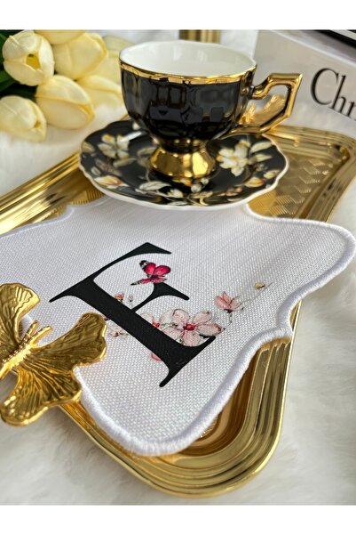 KUMSAL ÇEYİZ 1 Adet Sunumluk Peçete,Kokteyl Peçete,Kahve Yanı Sunum Peçetesi,...