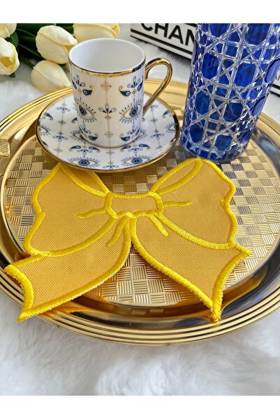 KUMSAL ÇEYİZ Fiyonk Sunumluk Peçete,Kokteyl Peçete,Kahve Yanı Sunum Peçetesi,...