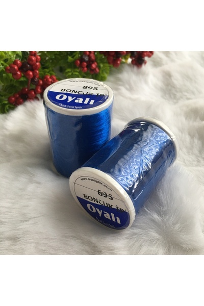OYALI Oyalı Boncuk Sarma İpi saks mavi parlak 50gr
