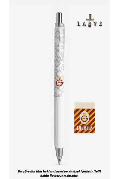 Galatasaray Licensed Wise Versatil Pen Metal Tip 0.7mm Gs Figured