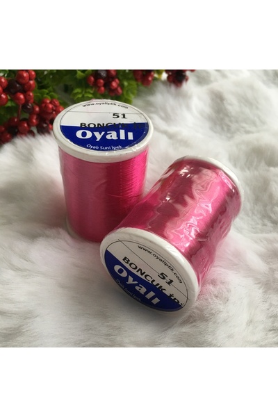 OYALI Oyalı Boncuk Sarma İpi pembe 50gr