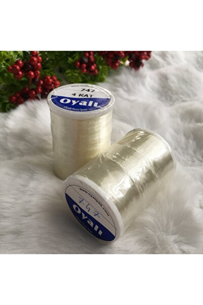 OYALI Oyalı Boncuk Sarma İpi krem parlak 50gr