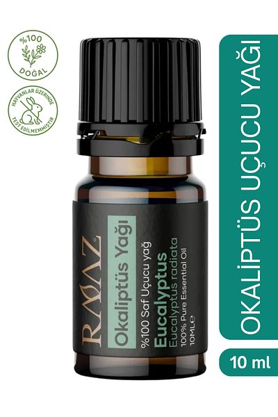RAAZ زيت الأوكالبتوس العطري 10 مل - نقي وطبيعي 100%