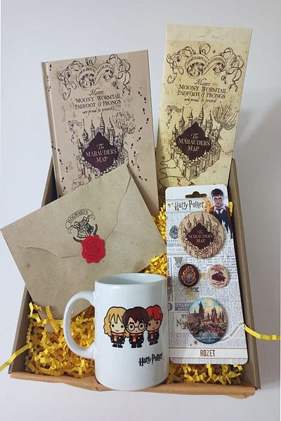 Alanç New Year, Special Day Gift Set Mug, Notebook, Map, Letter, Badge Set-Can Modify Model