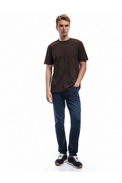 Koton Normal Waist Cotton Slim Fit Jean Trousers - Brad Jean