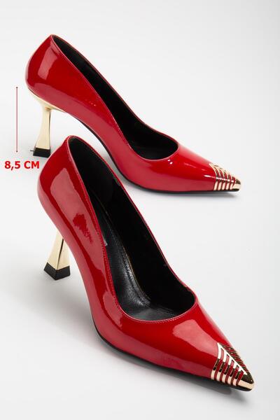 SUİNS SHOES Caressa Kadın Sivri Yüksek Topuklu Rugan Stiletto Abiye Ayakkabı