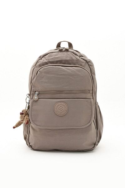 Sanmorris Σακίδιο πλάτης Mink Color Unisex Αδιάβροχο μεγάλου μεγέθους - με θήκη φορητού υπολογιστή, για το σχολείο και το ταξίδι