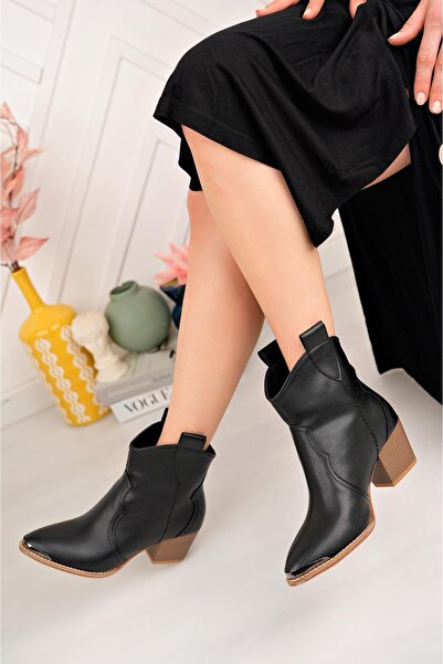 SUİNS SHOES أحذية Suins Davy النسائية ذات الرقبة الطويلة ذات المقدمة العاكسة ...