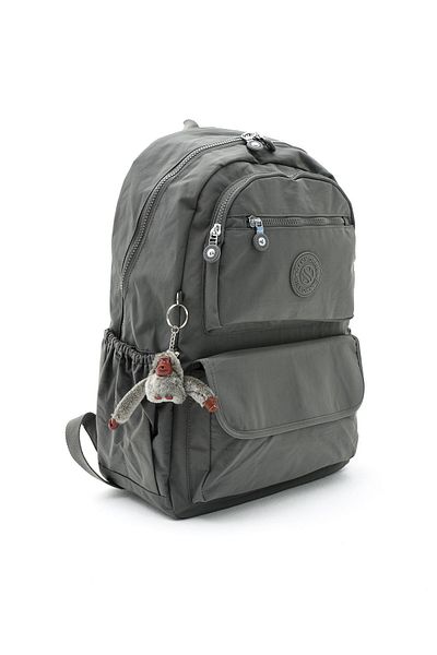 Sanmorris Unisex Σκούρο Γκρι Χρώμα - Αδιάβροχο Σχολικό & Ταξιδιωτικό Σακίδιο με θήκη φορητού υπολογιστή