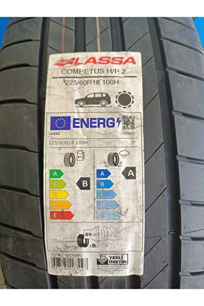 Lassa 225/60/18 (100H,2024) COMPETUS Otomobil Lastiği (YAZ)