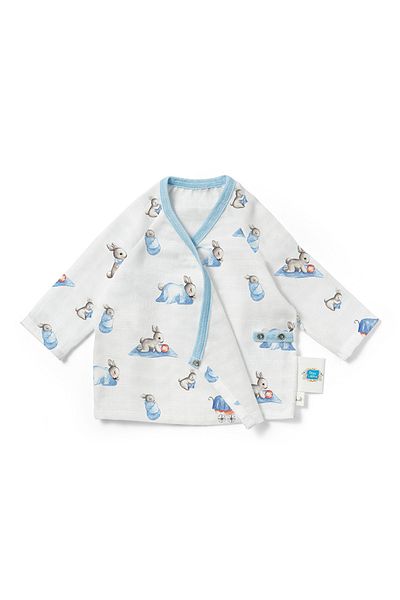 DEUX LAPINS 100% Cotton Muslin Kimono Cardigan – Bébé Lapin