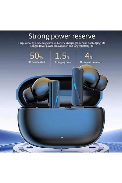 Choice Black Earbuds True Wireless Earphone Noise Cancelling Bluetooth In-ear Handsfree With Mic