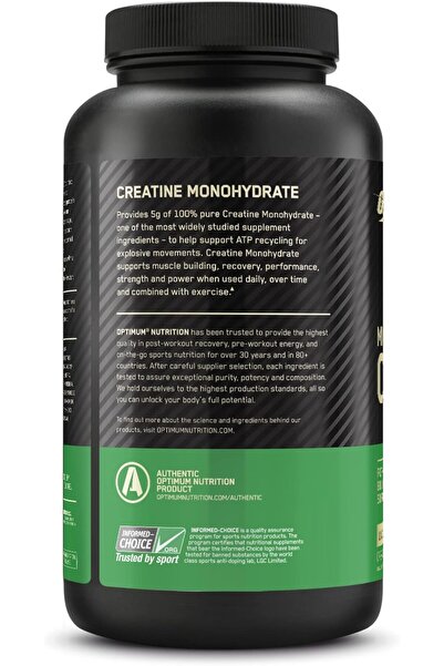 ON Optimum Nutrition Micronized Creatine Monohydrate Powder - Unflavored, 300 Grams, 60 Servings