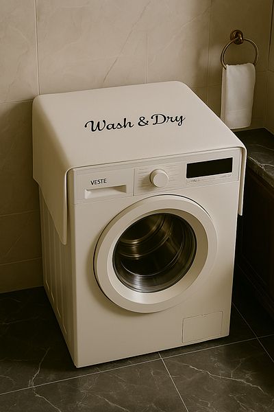 Hanles Embroidered Laundry and Dryer Cover Organizer Case