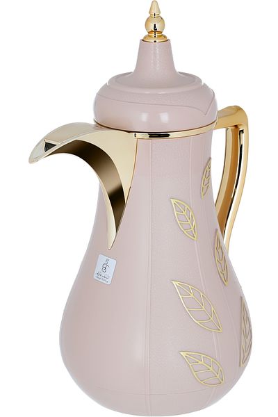 Alsaif Gallery Al Saif Gallery Salma plastic thermos set, 1 liter, 2 pieces - dark pink