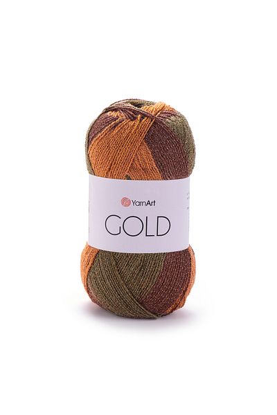 Yarnart Χρυσό - Ασημί Χειροποίητο Νήμα Ebruli-9506