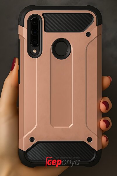 P40 Lite E Case Camera Shielded Armor Hybrid Armor Protection Cover