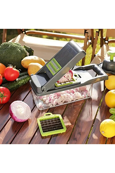 Denx أداة تقطيع وتقطيع الخضار متعددة الوظائف العامة