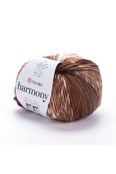 Yarnart Harmony - Μαρμάρινο Χειροποίητο Πλεκτό Νήμα Ebruli-a14