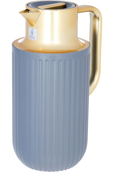 Everest Laura Thermos Dark Gray With Golden Handle 1.6 Litres