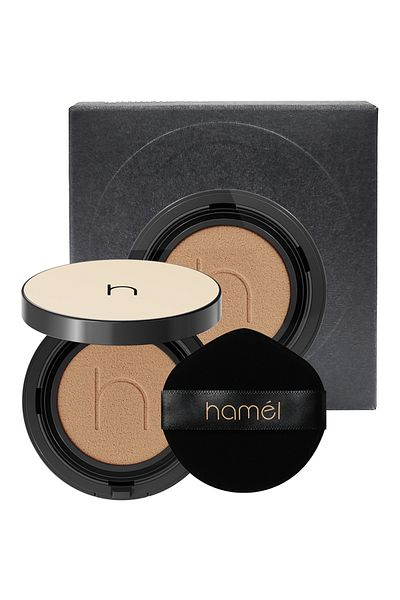 HAMEL Zero Fit Cushion Long Lasting Korean Foundation Spf50+ Pa+++ Natural Finish Refill X2 12g Sand