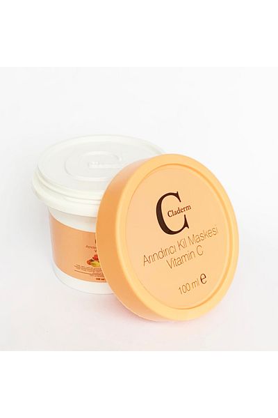 Claderm 100 ml Bucket Clay Mask – Vitamin C