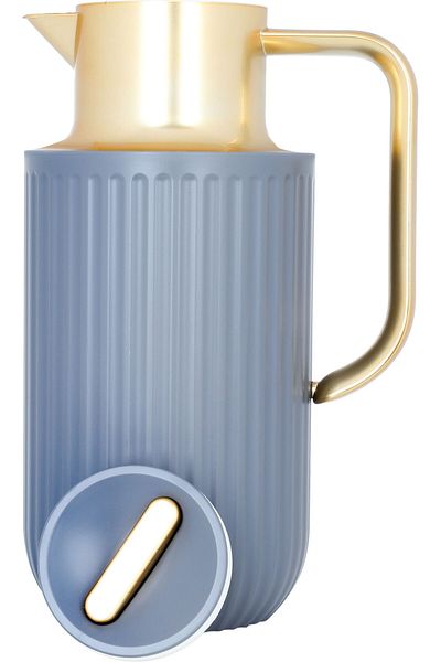 Everest Laura Thermos Dark Gray With Golden Handle 1.6 Litres