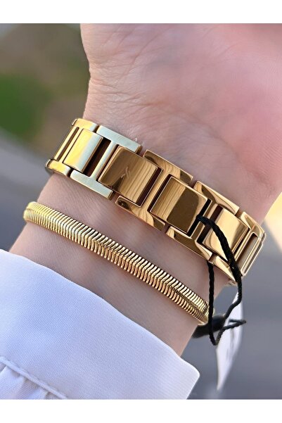 Daniel Klein Efsane Özel Desen Model Çelik Kordon 3 Atm Suya Dayanıklı Kadın Kol Saati Bileklik N13895.2