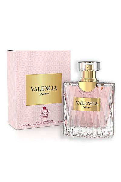Milestone Valencia Donna Eau de Parfum, 100 ml, bergamot, iris and rose flowers