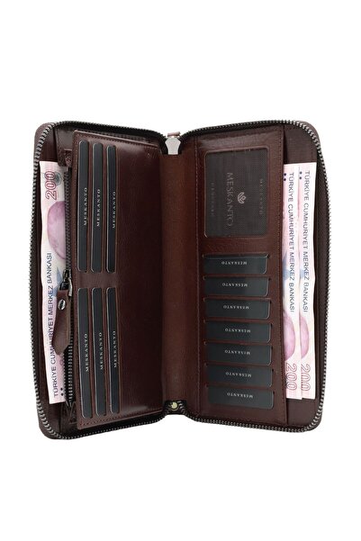 Meskanto Paris Genuine Leather Men's Hand Portfolio