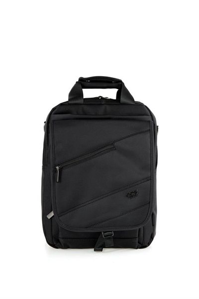 ÇÇS 51426 Backpack and Handbag with Water Resistant Shoulder Strap - Black